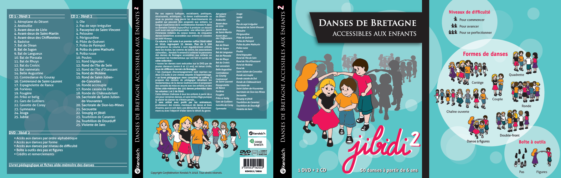 Jibidi 2 - Danses de Bretagne accessibles aux enfants