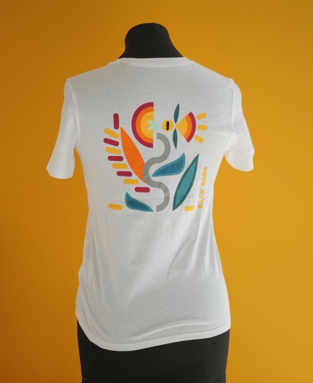 Tee-shirt Klas'Dañs Enfants - Blanc - Impression dos